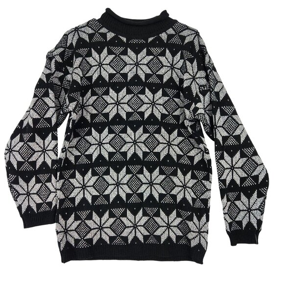 Vintage 90's Baxter & Wells Sweater Women's Small Knit Crew Neck Long Sleeve NWT - Picture 1 of 15